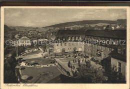 42267033 Oberschlema Erzgebirge Blick In Den Kurpark Kurhotel Radiumbad Oberschl - Bad Schlema