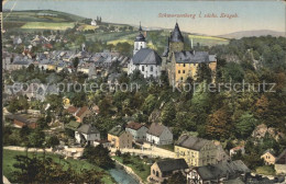 42267025 Schwarzenberg Erzgebirge Stadtbild Mit Kirche Und Schloss Schwarzenberg - Schwarzenberg (Erzgeb.)