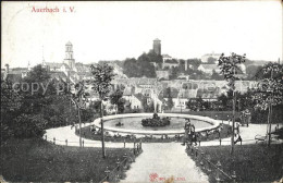 42265522 Auerbach Vogtland Park Springbrunnen Kirche Schloss Turm Auerbach Vogtl - Auerbach (Vogtland)