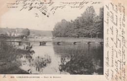 L'ISLE SUR LE DOUBS PONT DE BATEAUX 1904 PRECURSEUR TBE - Isle Sur Le Doubs