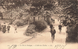 FRANCE - Paris - Le Bois De Boulogne - L'Allée Des Erables - LL - Animé - Carte Postale Ancienne - Sonstige & Ohne Zuordnung