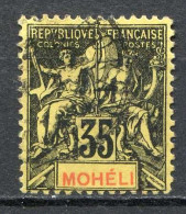 Réf 81 > MOHELI < N° 9 Ø Oblitéré Ø Used -- - Gebraucht