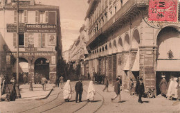 ALGERIE - Alger - Rue Bab Azoun - LL - Animé - Carte Postale Ancienne - Algiers