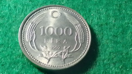 TÜRKİYE 1992--(NİCKEL)   1000 LİRA - Turquie