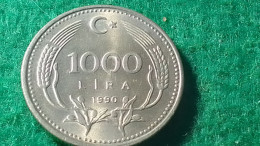 TÜRKİYE 1990--(NİCKEL)   1000 LİRA - Turquie