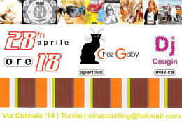 [MD8526] CPM - TORINO - CHEZ GABY - ART CAFFE' BRASSERIE - VIRUS CONCEPT STORE - PERFETTA - NV - Cafés, Hôtels & Restaurants