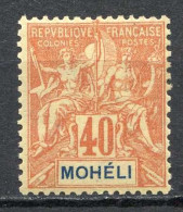 Réf 81 > MOHELI < N° 10 * Neuf Ch. - MH * -- - Unused Stamps