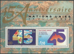 UNO GENF 1990 Mi-Nr. Block 6 ** MNH - Blokken & Velletjes