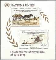 UNO GENF 1985 Mi-Nr. Block 3 ** MNH - Blocks & Kleinbögen