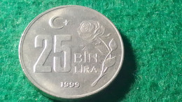 TÜRKİYE 1999--(NİCKEL)      25 BİNLİRA - Turquie