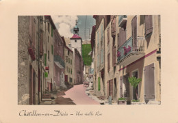 CHATILLON EN DOIS UNE VIEILLE RUE 1958 CPSM 10X15 TBE - Châtillon-en-Diois