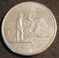 ETATS UNIS - USA - ¼ - 1/4 DOLLAR 2005 P - Californie - KM 370 - Quarter Dollar - 1999-2009: State Quarters