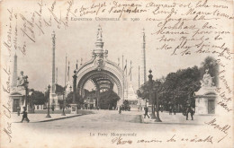 FRANCE - Paris - Expositions Universelle De 1900 - Vue Sur La Porte Monumentale - Animé - Carte Postale Ancienne - Exposiciones