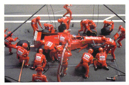 Automobile FERRARI Compétitions De Formule 1 Grand Prix D'Espagne 1997 ( Ravitaillement ) Photo G.Giansanti / CPM NEUVE - Grand Prix / F1