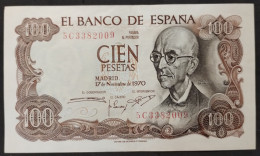 España – Billete Banknote De 100 Pesetas – 1970 - 100 Peseten