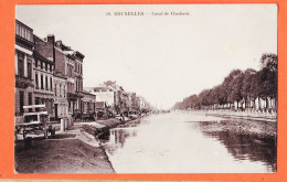22428 / ⭐ BRUXELLES Canal De CHARLEROI 1909 à Gaby BARBILLAT Rue Diderot Langres-Aspect Brillant Grand Bazar ANSPACH 18 - Hafenwesen