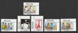 Uganda, 2012, 30th Anniversary Of The Discovery Of HIV/AIDS, 6v.** Mi 2764-9, Sn 1922-7, Sg 2604-9, - Ouganda (1962-...)