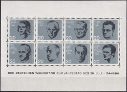 DEUTSCHLAND 1964 Mi-Nr. Block 3** MNH - 1959-1980