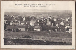 CPA 48 - AUMONT AUBRAC - Vue Générale - TB PLAN D'ensemble Du Village - Détails Maisons + Jolie Oblitération - Aumont Aubrac