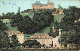 FRANCE - Uriage - L'Etablissement Thermal Et Le Château - Colorisé - Carte Postale Ancienne - Uriage