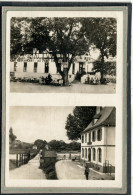 CPA - NEUF-BRISACH (68) - Carte Multi-Vues Des Années 40 / 50 - Aspect Du Restaurant Du Pont Du Rhin De J. Vouarb - Neuf Brisach