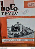 LOCO REVUE N°265 DE 1966 AMATEURS DE CHEMINS DE FER ET DE MODELISME PARFAIT ETAT - Eisenbahnen & Bahnwesen