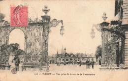 FRANCE - Nancy - Vue Prise De La Rue De La Constitution - Animé - Carte Postale Ancienne - Nancy