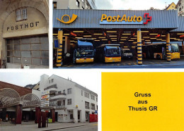 Thusis  Postauto 3 Bild  Q Limitierte Auflage! - Thusis