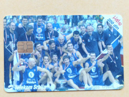 T-243 - SERBIA, TELECARD, PHONECARD, SPORT, BASKETBALL - Other - Europe
