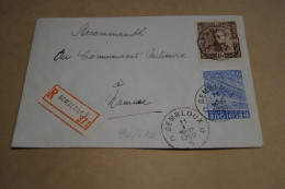 Bel Envoi Recommandé Gembloux 371,belles Oblitérations,90:810, Année 1950 - Cartas & Documentos