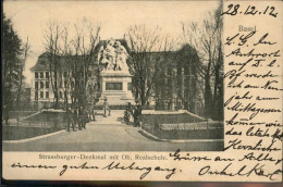 11293913 Basel BS Strassburger Denkmal Ob. Realschule Basel - Sonstige & Ohne Zuordnung