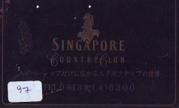 Telecarte SINGAPORE Reliée (97) - Telefonkarte SINGAPORE Verbunden - Phonecard SINGAPORE Related - Japan - Paesaggi