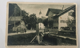 Pfonten-Osch, Kirche, Kinder, Brunnen, 1928 - Pfronten