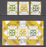 Jamaica 2006,3V,+ Block,50th Ann. Of First Europa Stamp 1956-2006,MNH/Postfris(L4416) - 2006