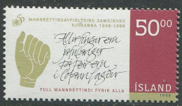 ISLANDIA ANIVERSARIO 1998 Yv 852 MNH - Unused Stamps