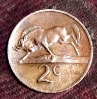 SOUTH Africa 1970, 2 Cent , Wildebeest, KM83, AUNC, Agouz - South Africa