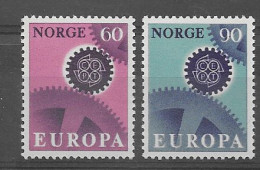 Noruega 1967.  Europa Mi 555-56  (**) - 1967