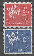 Luxembourg 1961.  Europa Mi 647-48  (**) - 1961