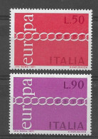 Italia 1971.  Europa Mi 1335-36  (**) - 1971
