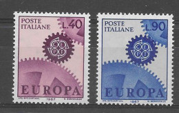 Italia 1967.  Europa Mi 1224-25  (**) - 1967