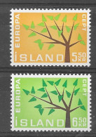 Islandia 1962.  Europa Mi 364-65  (**) - 1962