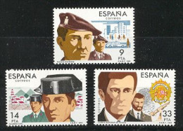 Spain. 1983 - Cuerpos Seguridad Ed 2692-94 (**) - Police - Gendarmerie