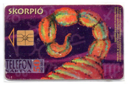 Zodiaque Zodiac Scorpion Télécarte Hongrie  Phonecard  (1210) - Ungheria