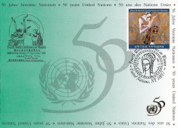 Nations Unies N.Y.  1995 YT 678 Carte Postale Oblitérée 1er Jour - Maximumkaarten