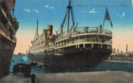 SUISSE - Genova - Transatlantico In Partenza - Bateau - Carte Postale Ancienne - Genève