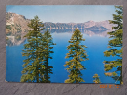 CRATER LAKE     GROTE KAART  23,00   X  15,00  CM. - Otros & Sin Clasificación