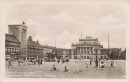 ALLEMAGNE - Reichsmessestadt Leipzig - Augustusplatz - Opernhaus Und Hochhaus - Carte Postale Ancienne - Autres & Non Classés