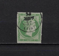 GREECE, PARIS PRINT LARGE HERMES HEAD 5 L.in Very Good Condition, Down Side Of RARE Pmk "MOLOS"(ΜΟΛΟΣ)116, Type 2. - Used Stamps