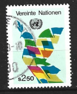 ONU VIENNE. N°3 Oblitéré De 1979-80. Colombe. - Pigeons & Columbiformes