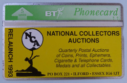 UK - Great Britain - BT & Landis & Gyr - BTP154 - National Collectors Auctions - 232C - 1000ex - Mint - BT Private
